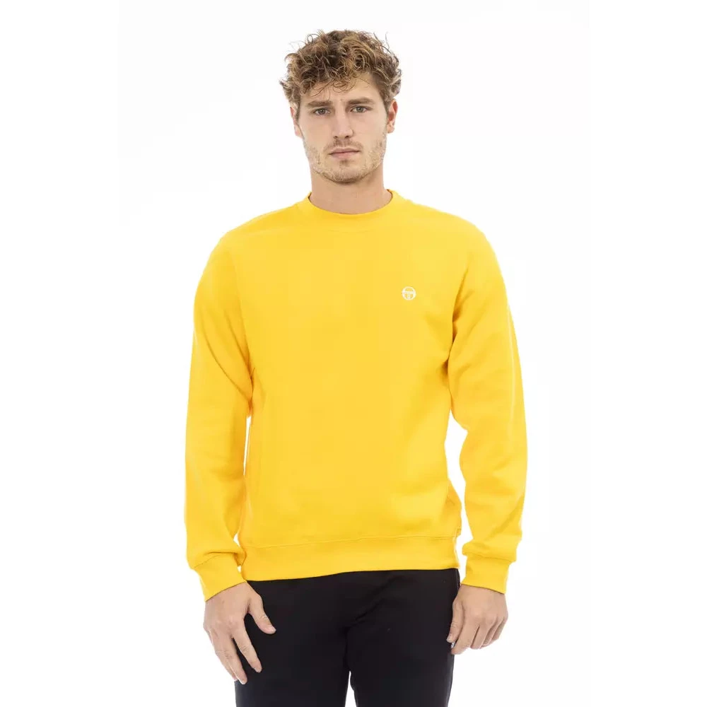 Sergio Tacchini Yellow Cotton Sweater Yellow Heren