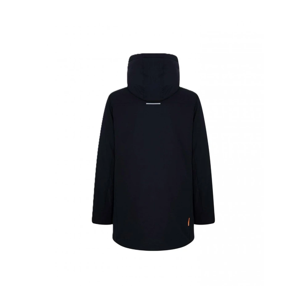 Suns Polyester Puffer en Parka Jassen Blue Heren