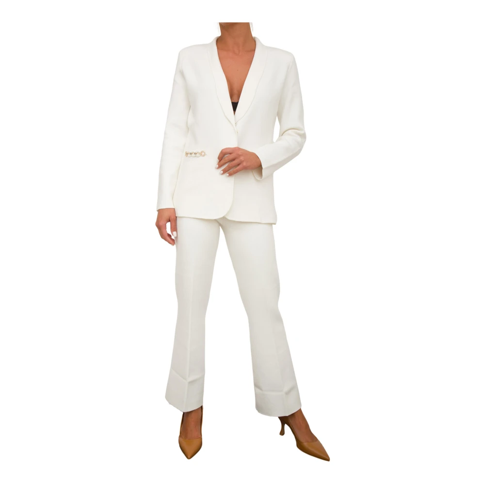 Twinset Witte Broek White Dames