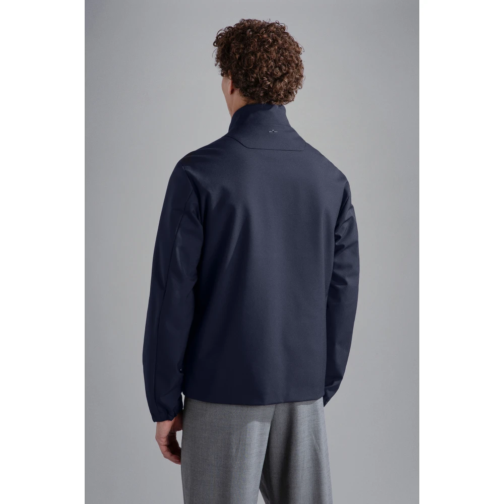PAUL & SHARK Navy Jack met Nylon en Elastaan Blue Heren