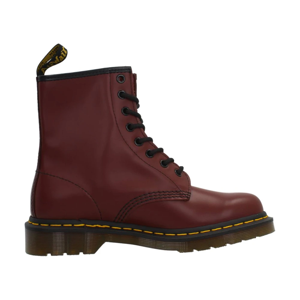 Dr. Martens 1460 Boot - Male - Lace-Up Boots - Red - 2 Uk - Shoes - Image 4