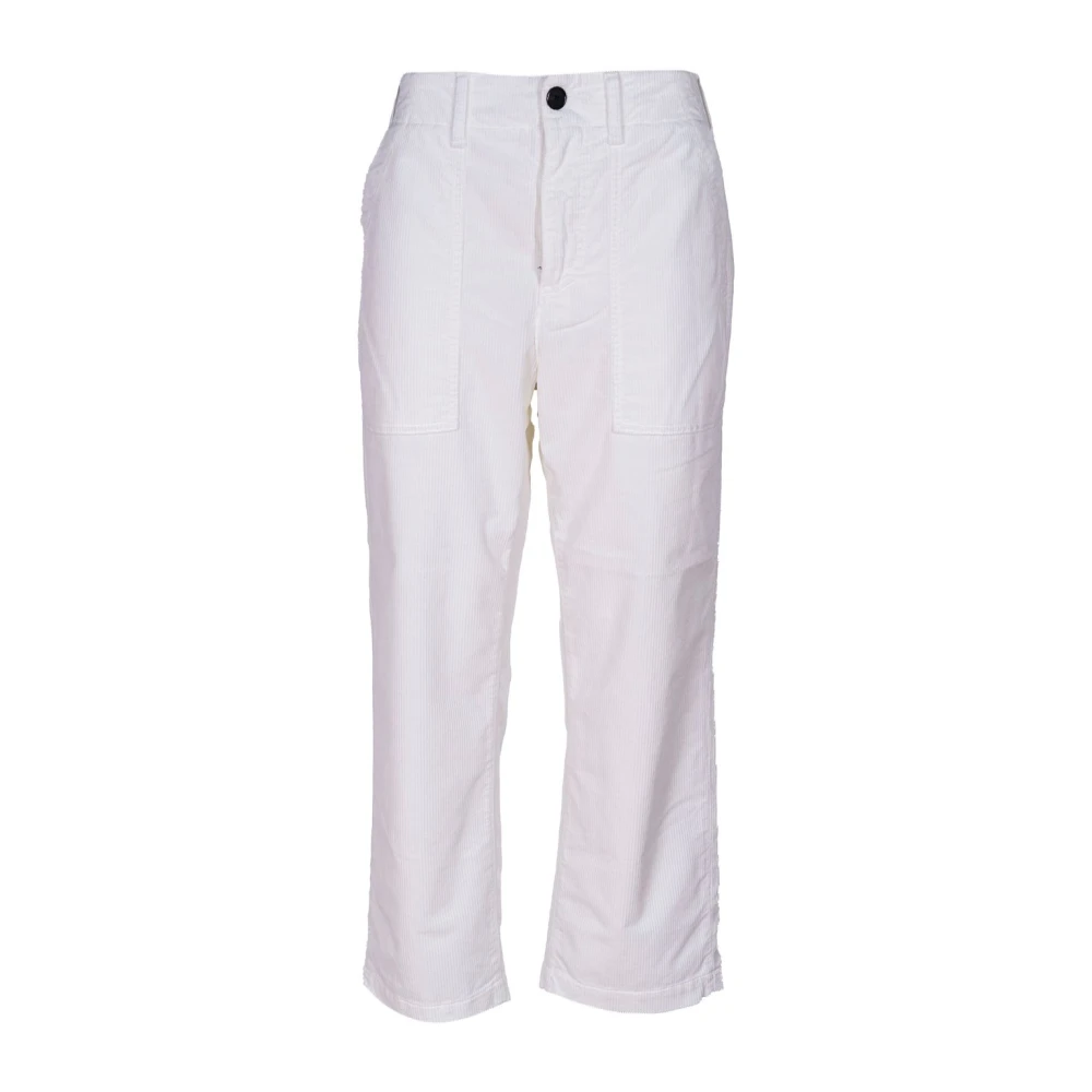 Jucca Stijlvolle Wijde Broek White Dames