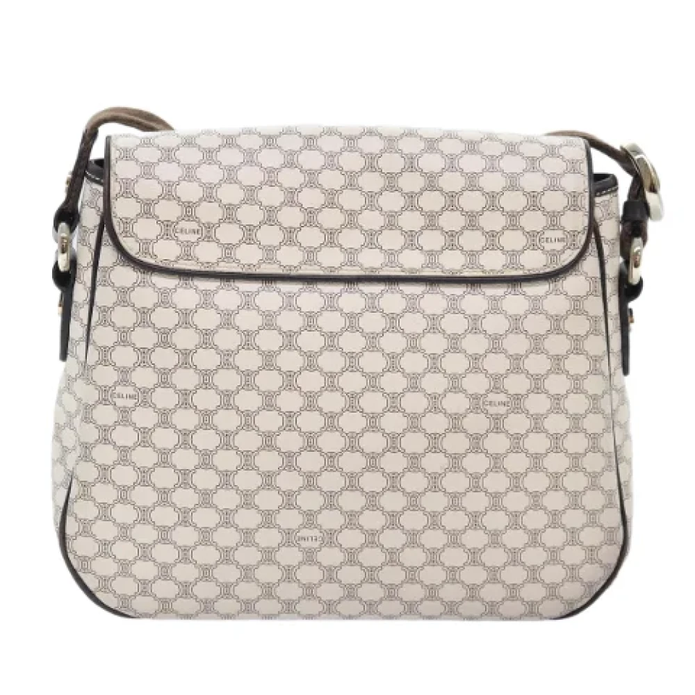 Celine Vintage Pre-owned Leather celine-bags White Dames