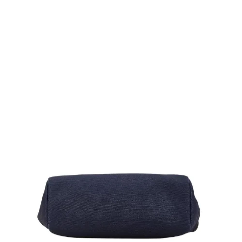 Hermès Vintage Pre-owned Canvas handbags Blue Dames
