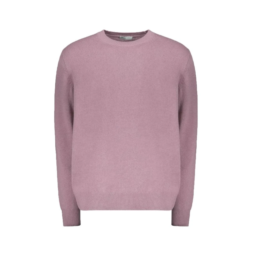Herno Men's Pink Multicolor Cashmere Sweater