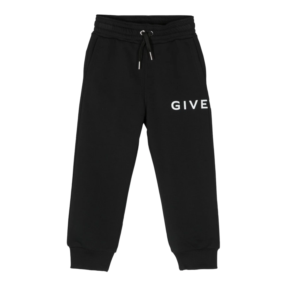 Givenchy Vinter Logo Sweatpants för Barn Black, Pojke