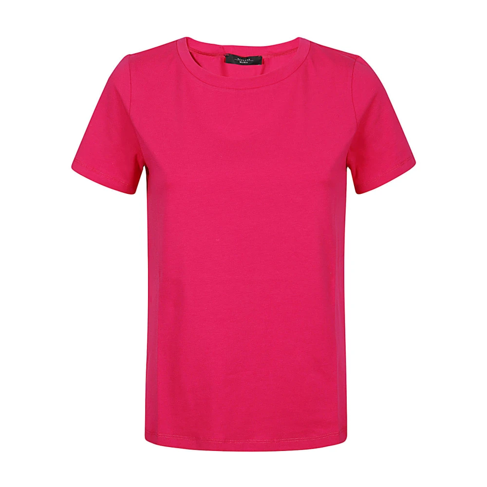 Max Mara Weekend Klassieke Katoenen Fuchsia T-shirt Pink Dames