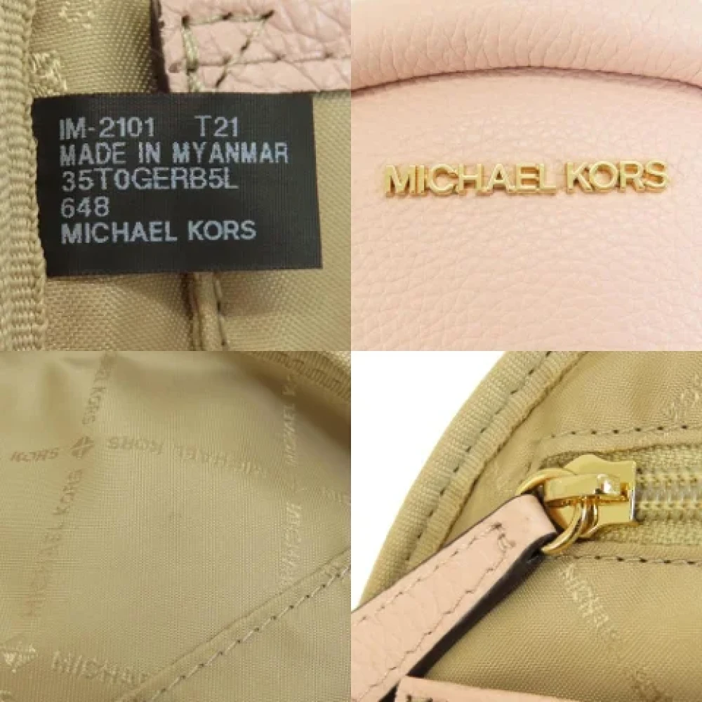 Michael Kors Pre-owned Leather backpacks Pink Dames