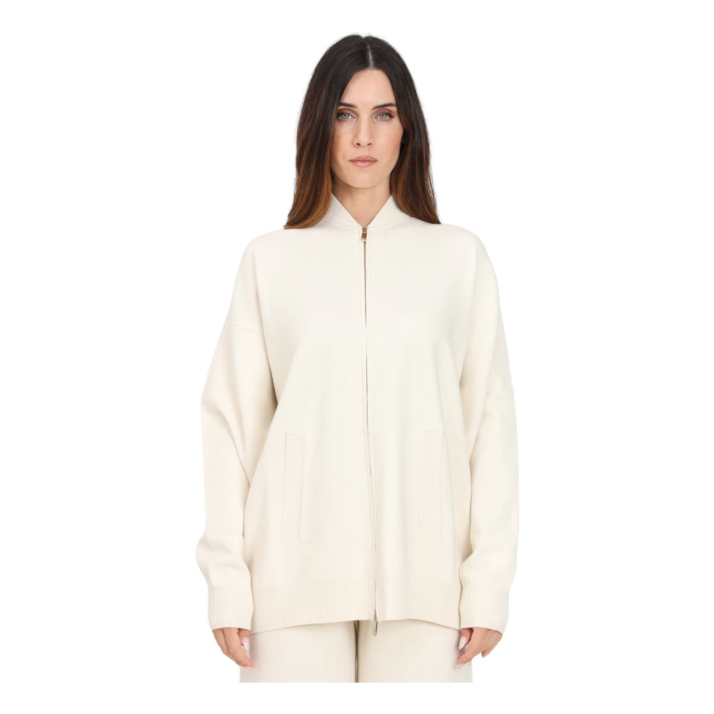 Max Mara Ivory Teorema Sweatshirt Beige Dames