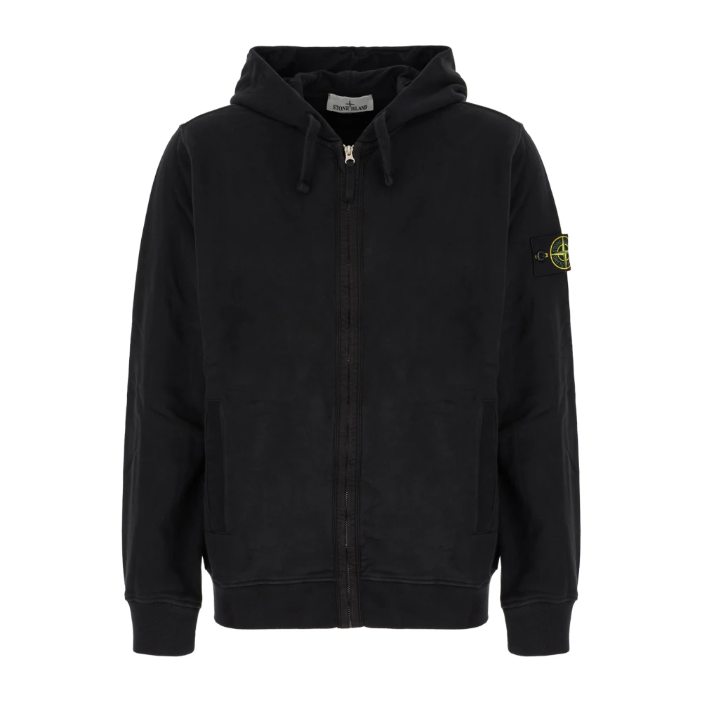 Stone Island Stijlvolle Sweatshirts voor Mannen Black Heren