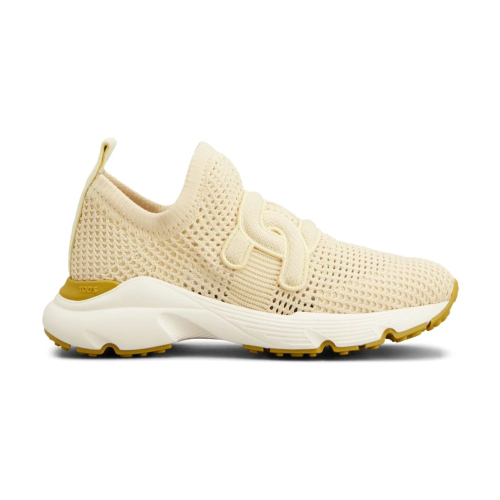 Tod's Beige Slip-On Sneakers Chunky Sole