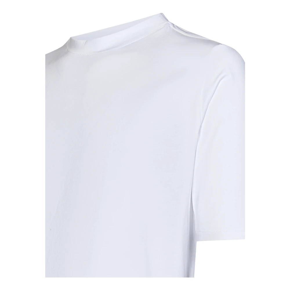 Malo Witte T-shirt & Polo Stijlvolle Sweater White Heren