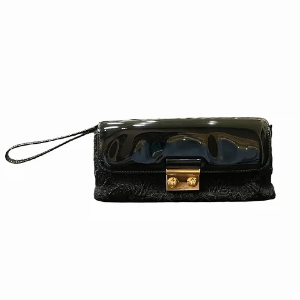 Louis Vuitton Vintage Pre-owned Canvas clutches Black Dames