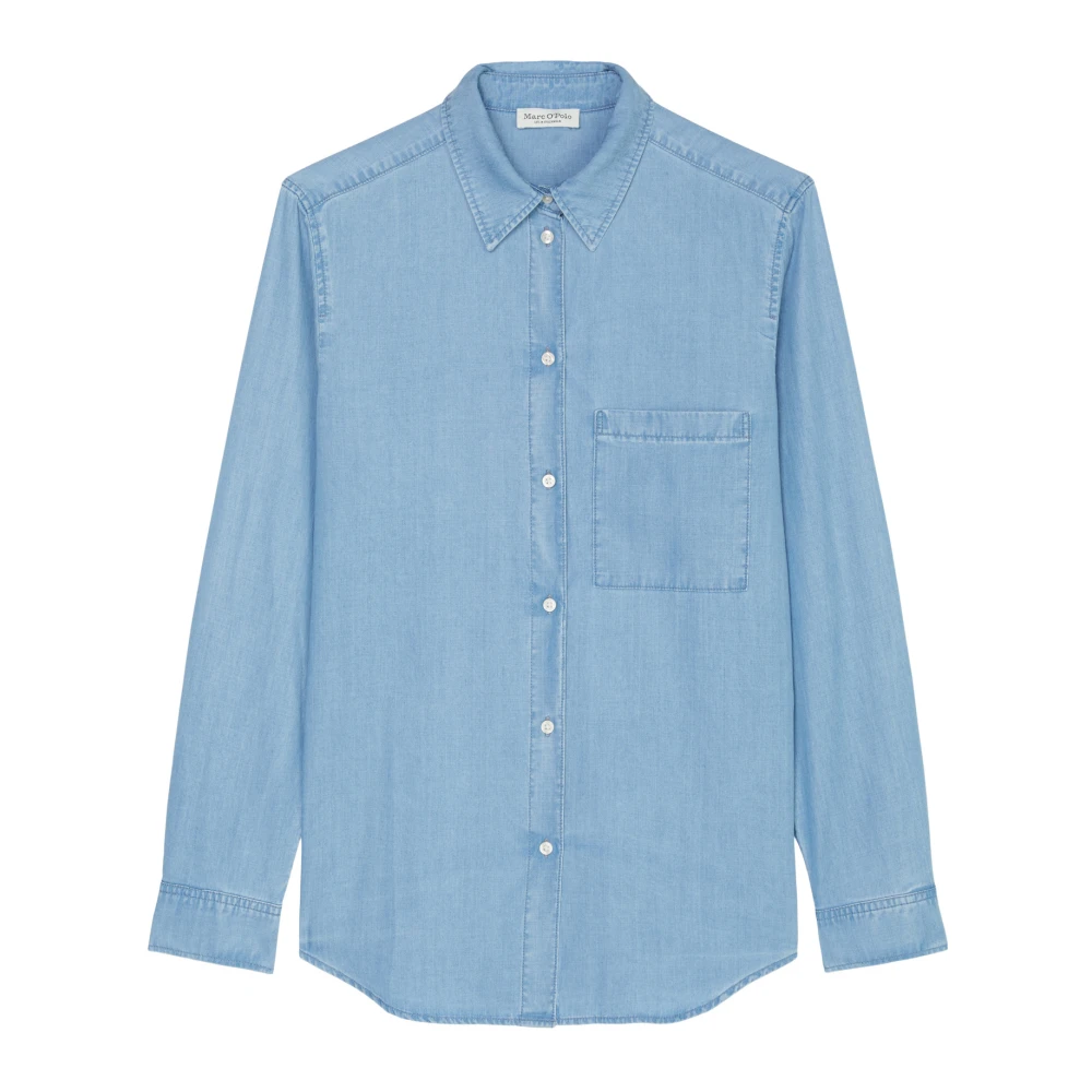Marc O'Polo Denim blouse regulier Blue Dames