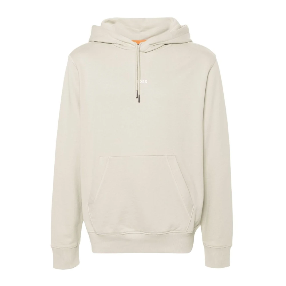 Hugo Boss Herr Hoodie We_Calcehood Beige, Herr