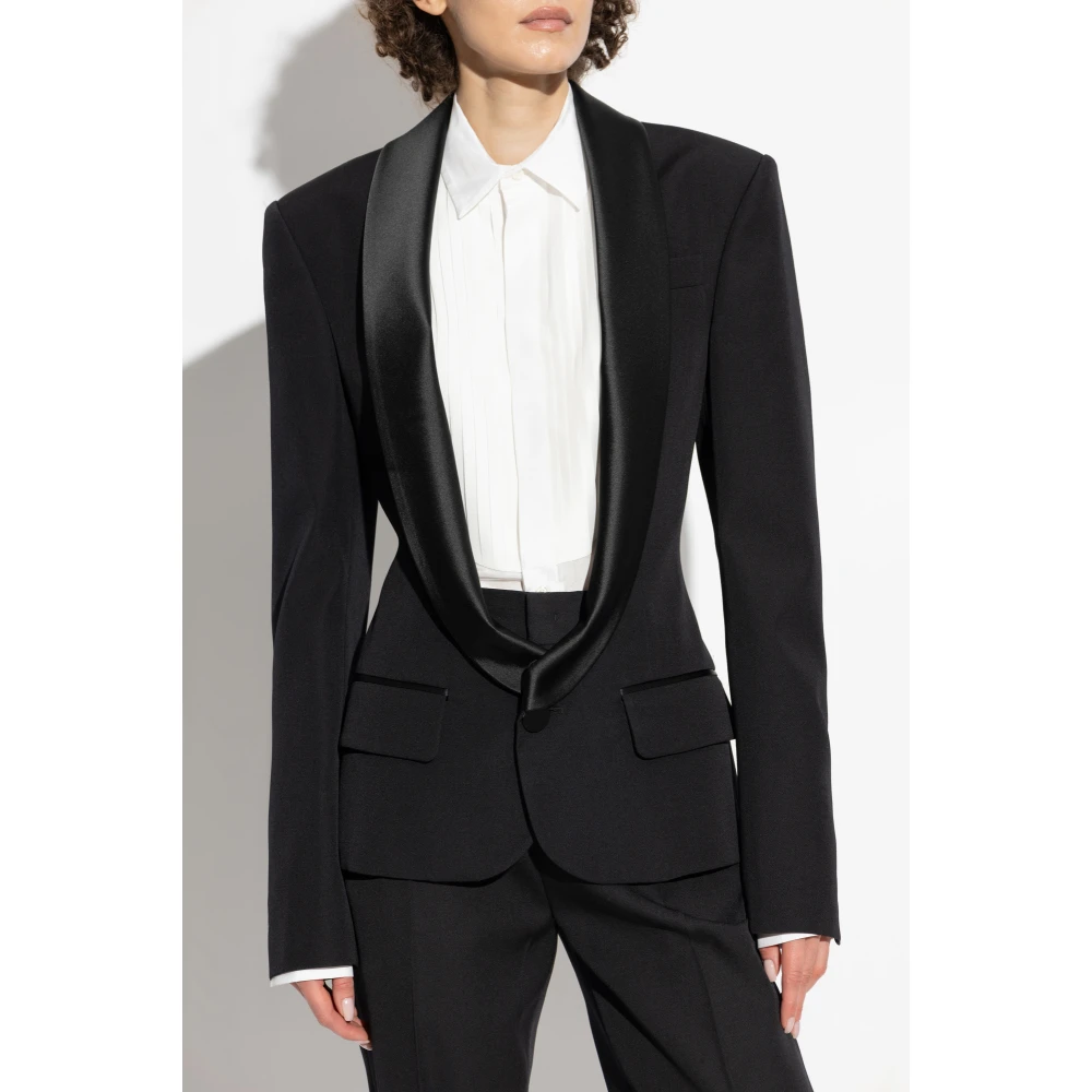 Dsquared2 Wollen Blazer Black Dames