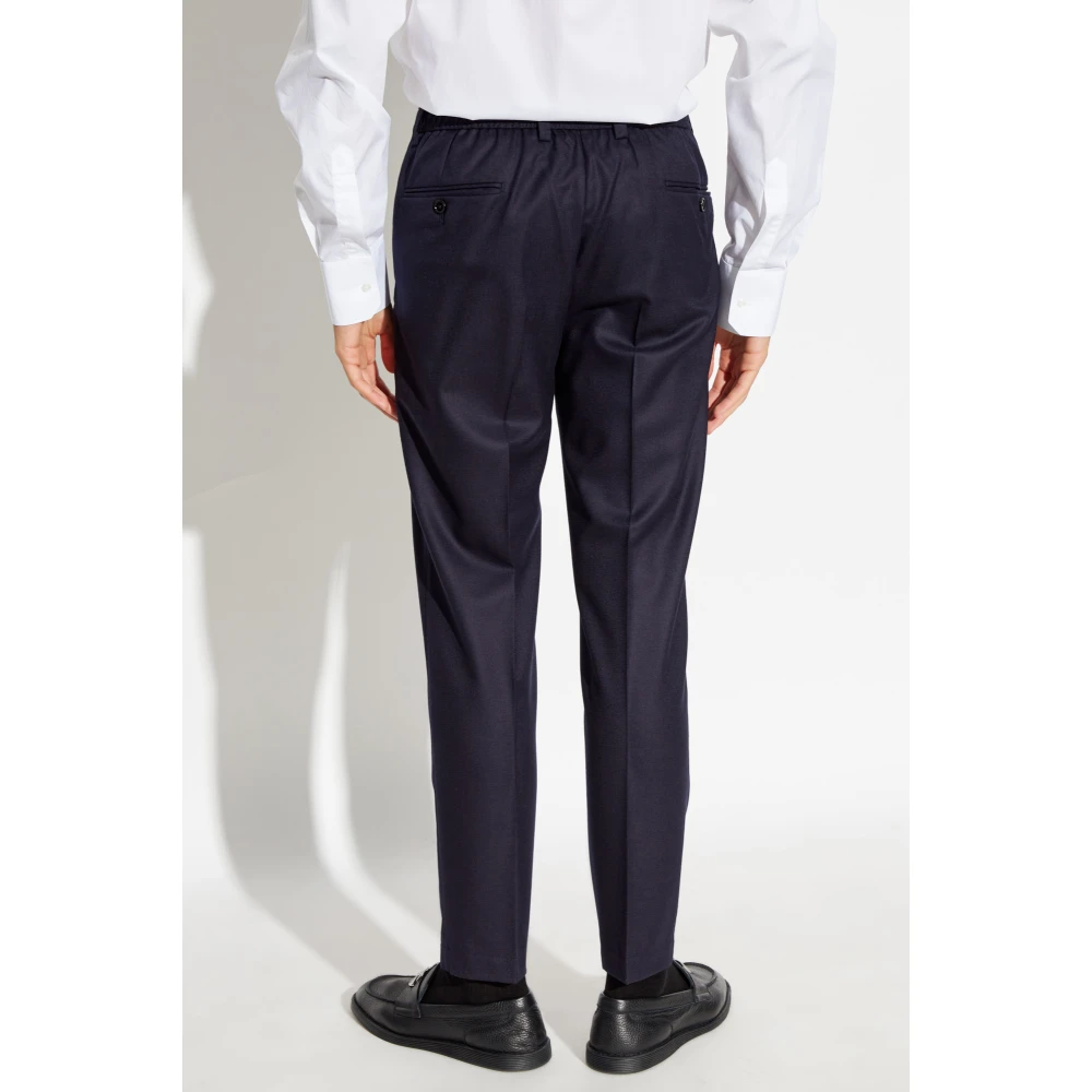 Dolce & Gabbana Wollen broek Blue Heren