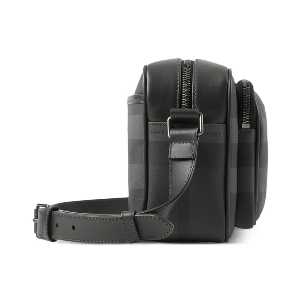 Burberry Grijze Ruit Patroon Heuptas Gray Heren