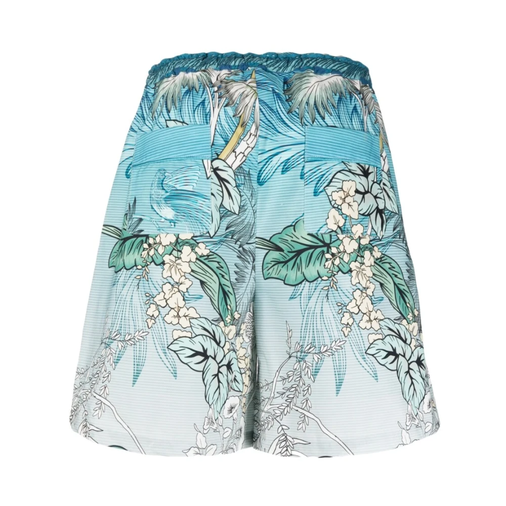 F.r.s For Restless Sleepers Heldere Blauwe Palazzo Shorts Blue Dames