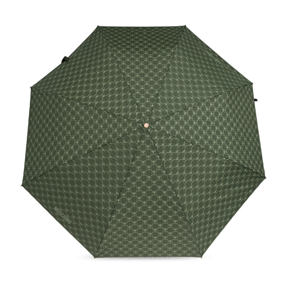 Moschino Paraplu met logo Green Unisex