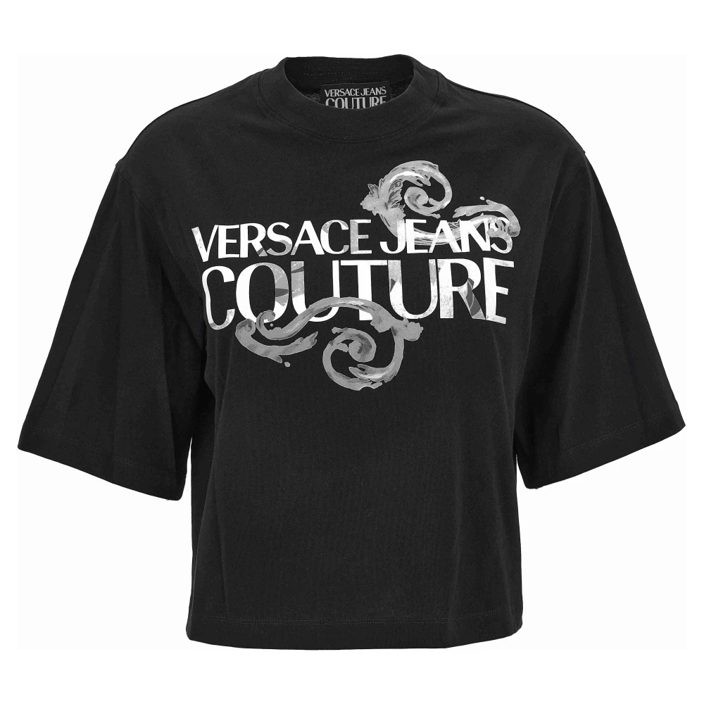 Versace Jeans Couture Zwart T-shirt & Polo Set Black Dames