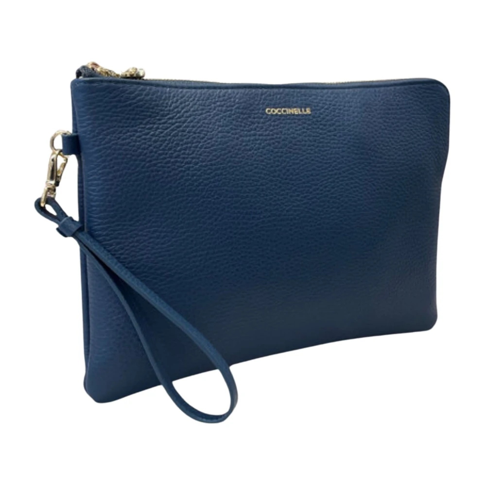 Coccinelle Women's Blue Clutches, One Size, Borse Pelle