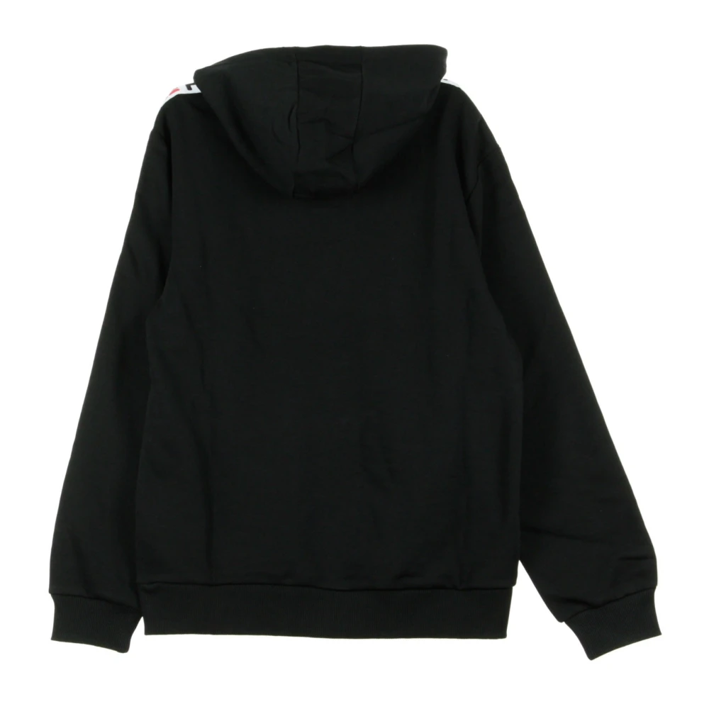 Fila Zwarte lichtgewicht hoodie voor mannen Black Heren