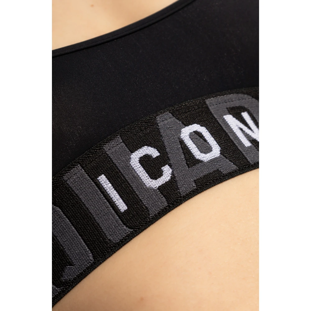 Dsquared2 Sportbeha Black Dames