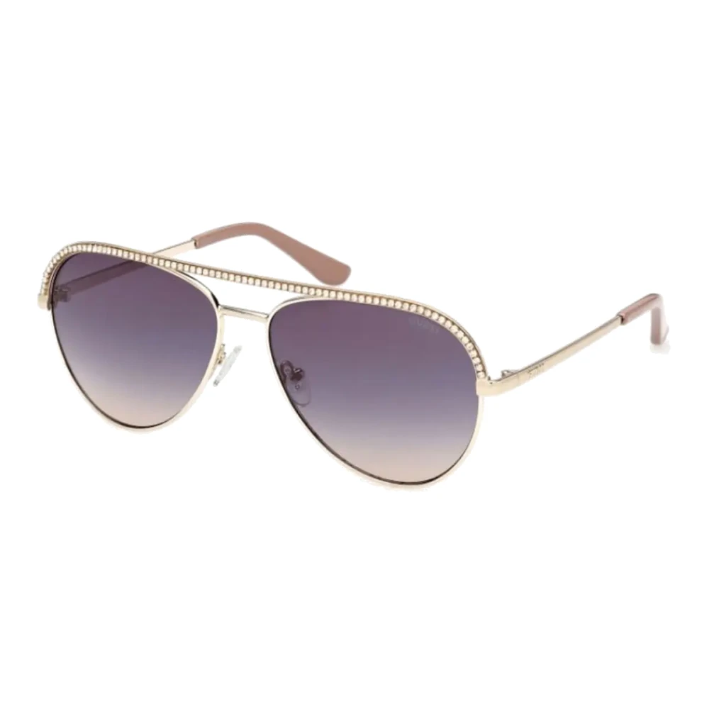 Guess Women's Yellow Sunglasses, 60 Mm, Aviator Sunglasses