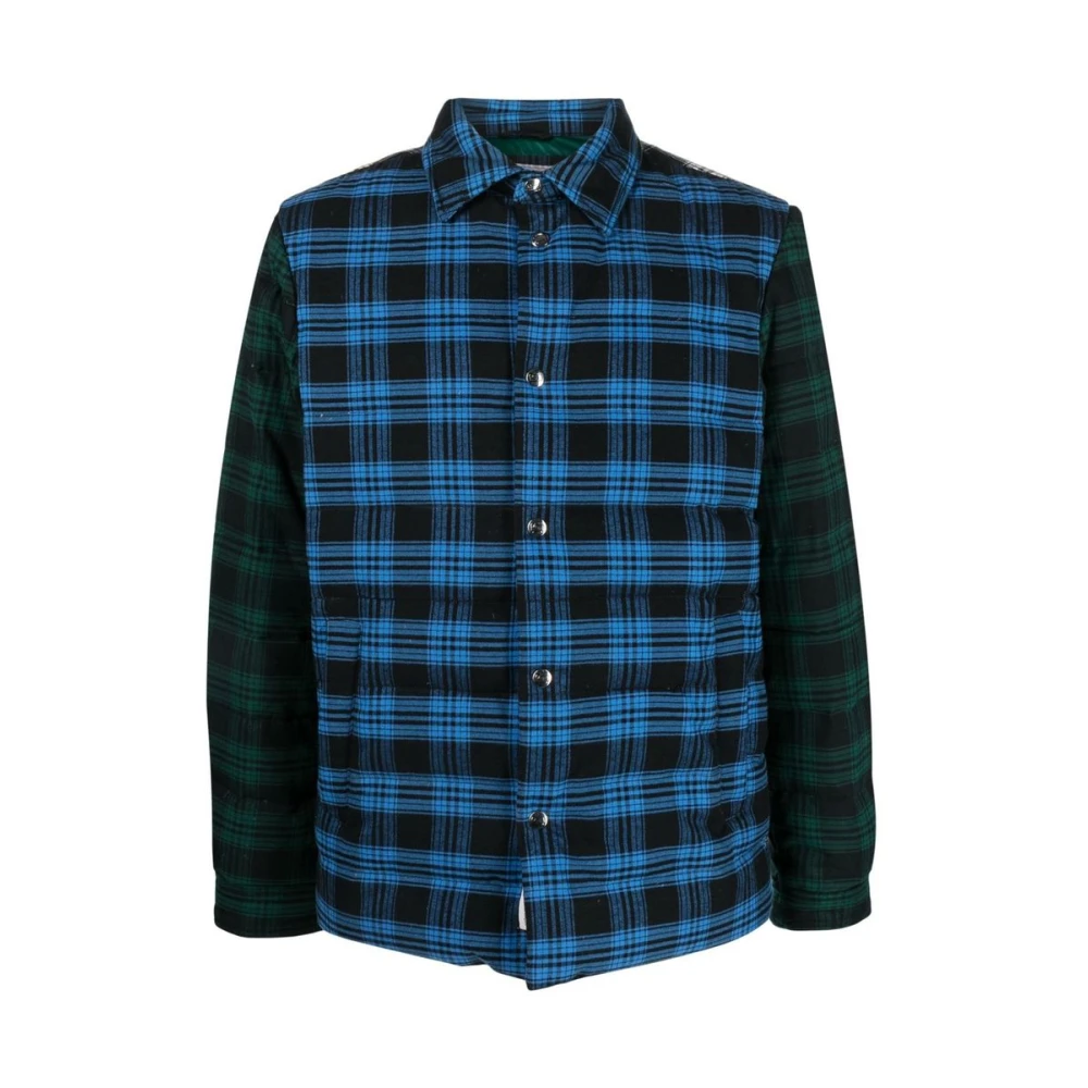 Woolrich Geruite Katoenen Jas met Vulling Multicolor Heren