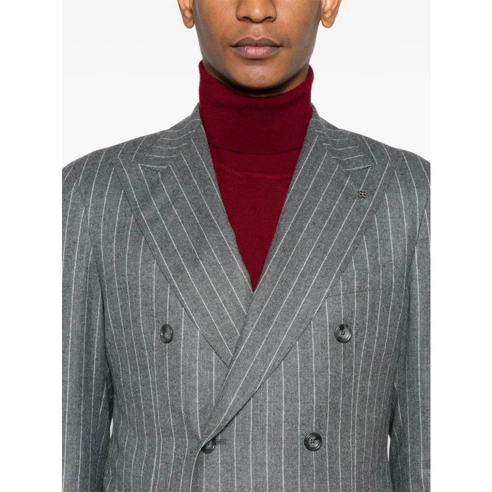 Tagliatore Jurken Grijs Gray Heren