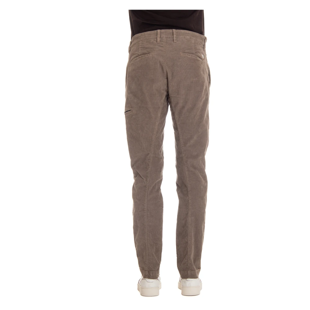 C.P. Company Grijze Corduroy Broek met Ergonomische Pasvorm Beige Heren