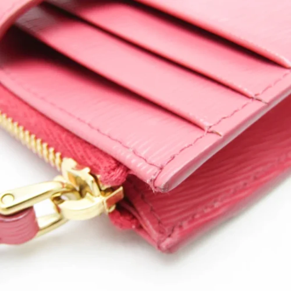 Prada Vintage Pre-owned Leather wallets Pink Dames