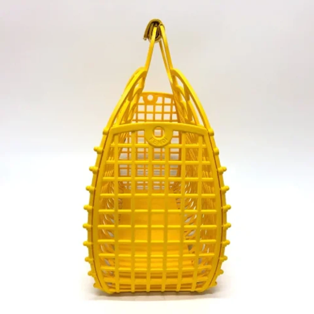 Fendi Vintage Pre-owned Fabric fendi-bags Yellow Dames