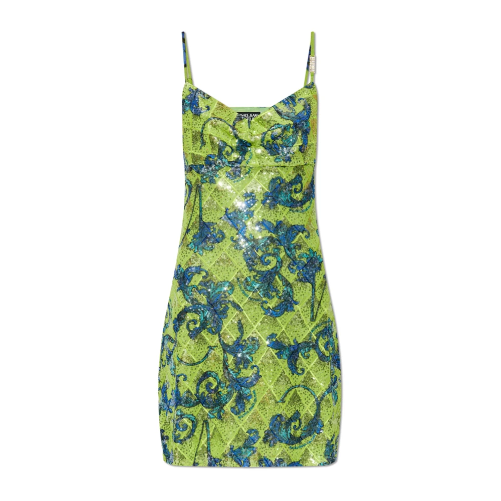 Versace Jeans Couture Mujer Verde Vestidos, Talla: S