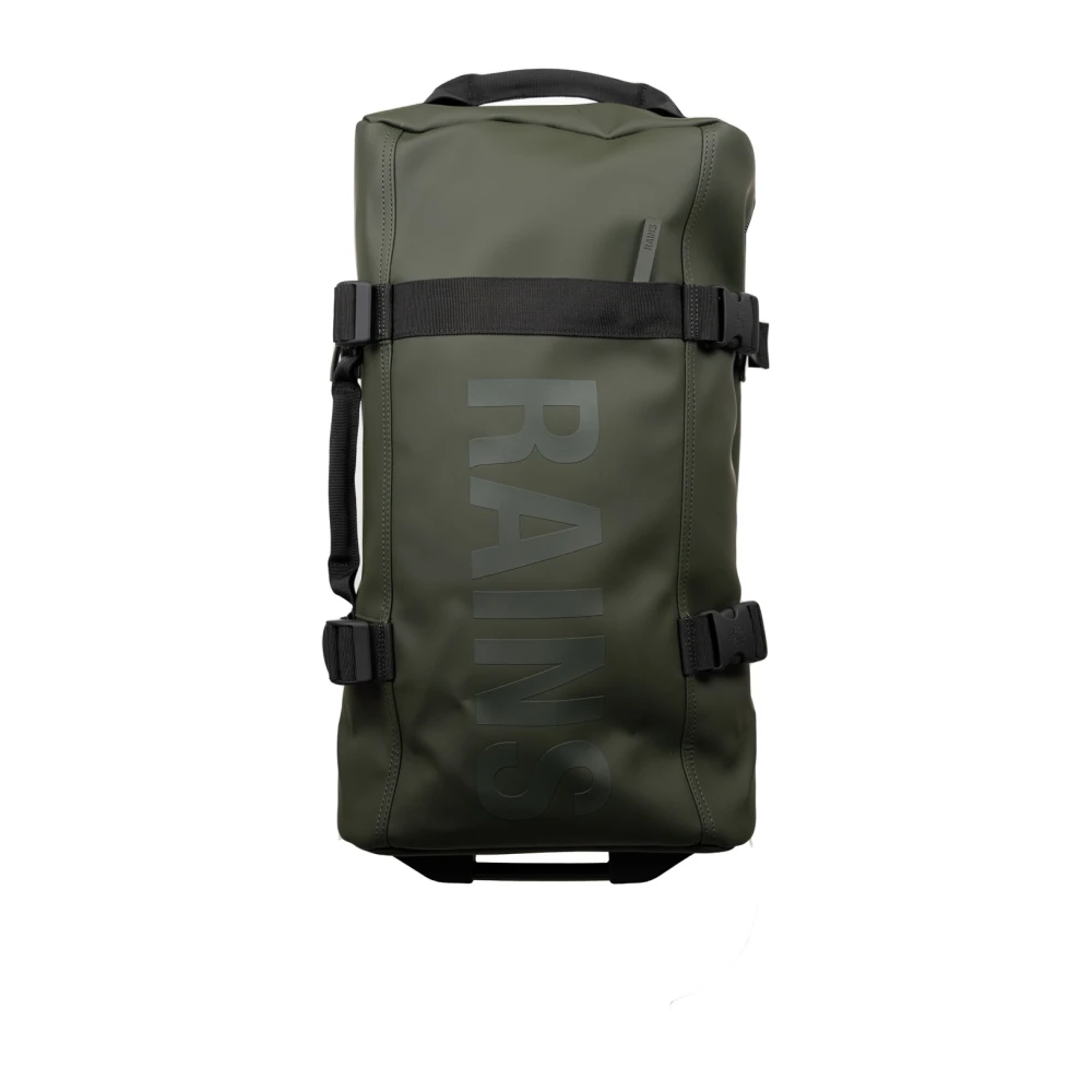 Rains Large Suitcases Green Heren