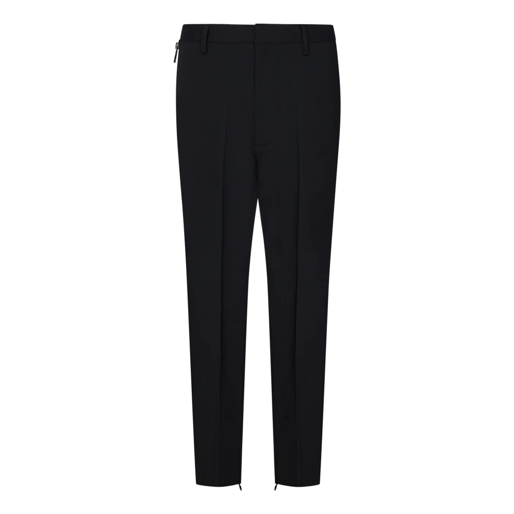 Dsquared2 Zwarte Skinny Techno Broek Aw24 Black Heren
