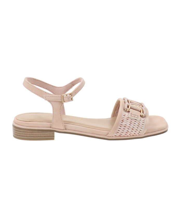 faux-leather-and-fabric-sandals