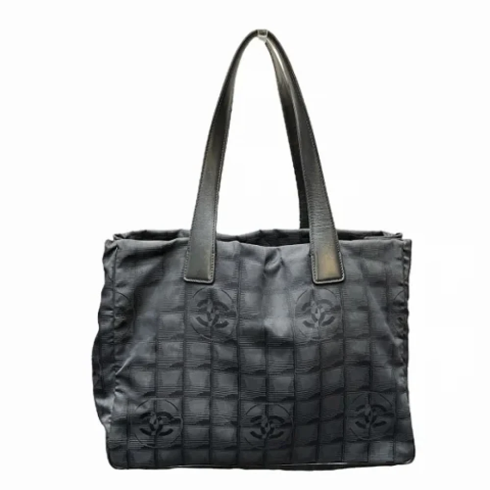 Chanel Vintage Pre-owned Nylon chanel-bags Black Dames