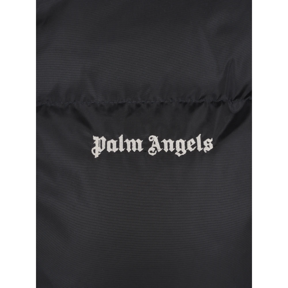 Palm Angels Capuchon Track Down Jas Black Heren