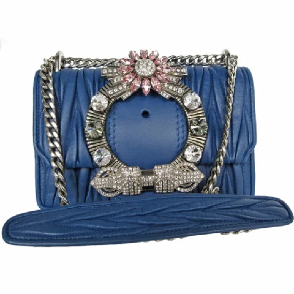 Pre-owned > Pre-owned Bags > Pre-owned Shoulder Bags - - Miu Miu Pre-owned - Modalova