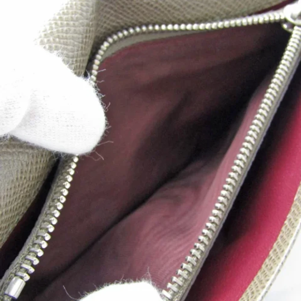 Bvlgari Vintage Pre-owned Leather wallets Brown Dames