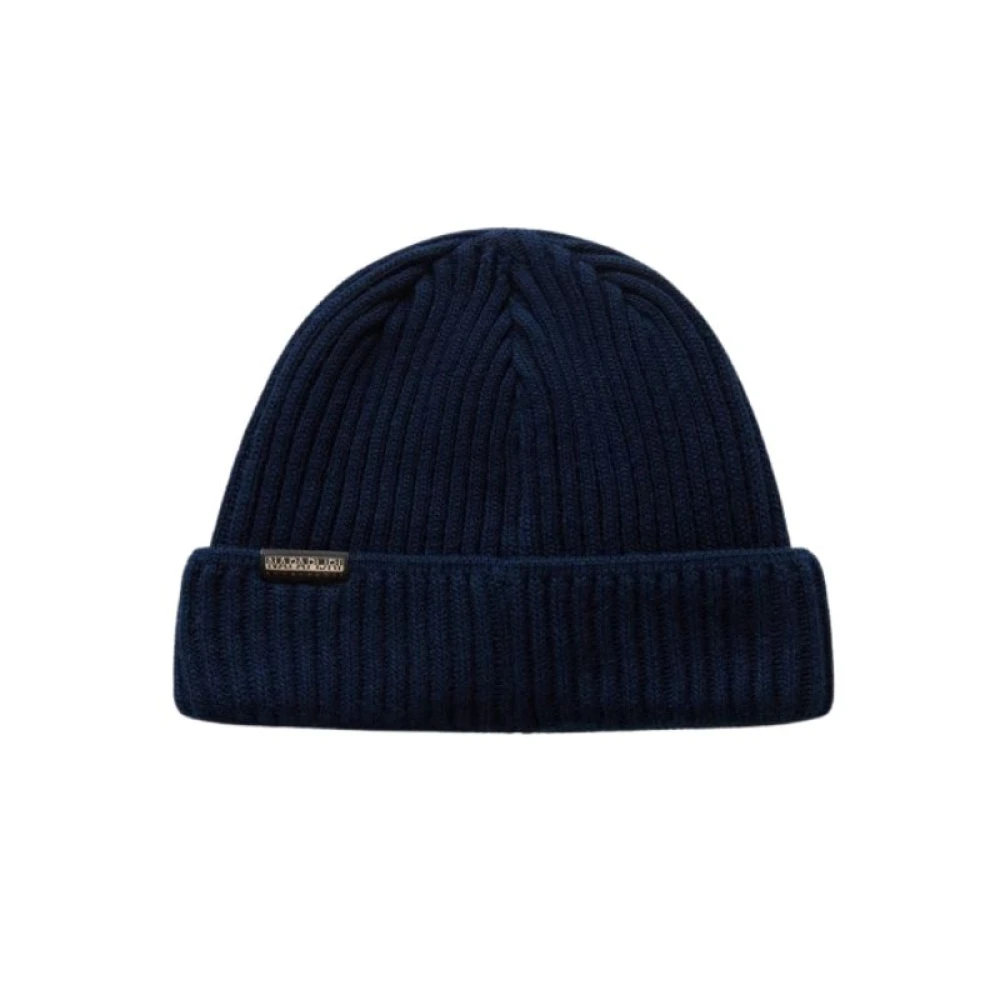 Napapijri Heren F-Vispa Beanie Muts Blue Heren