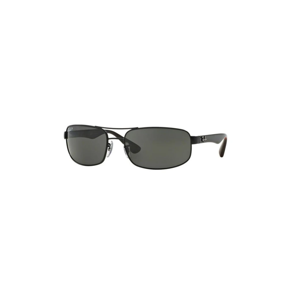 Ray-Ban Sunglasses Men's - Black Frame Grey Lenses Polarized 61-17, RB3445 - Image 2