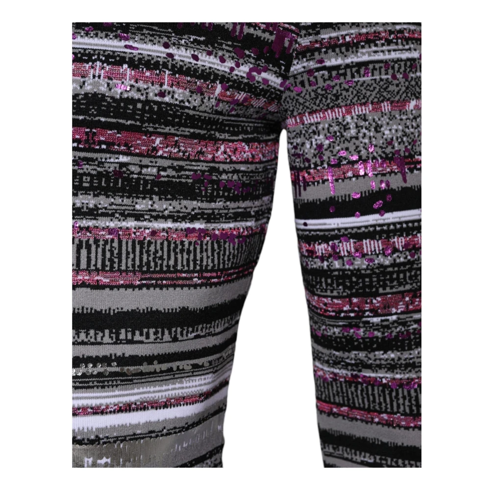 Dolce & Gabbana Multicolor Gestreepte Crew Neck Sweater Multicolor Heren