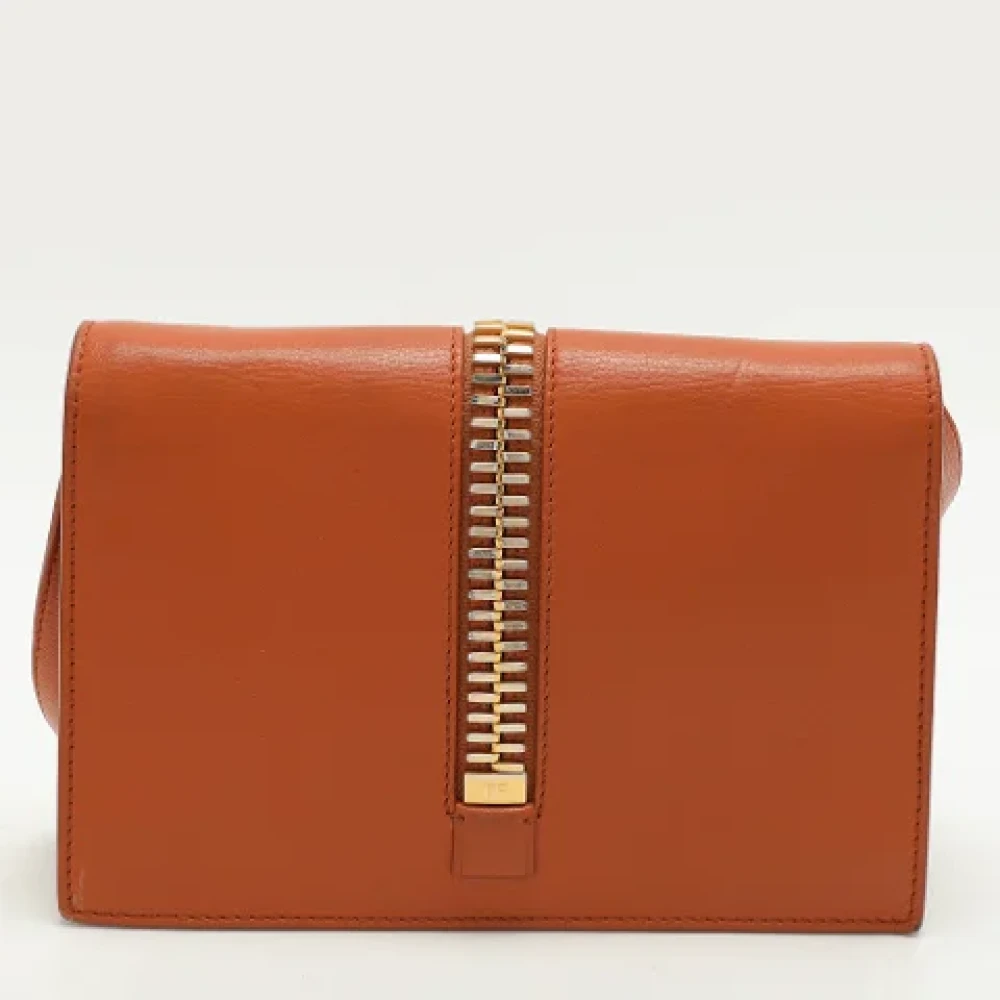 Tom Ford Pre-owned Leather shoulder-bags Brown Dames