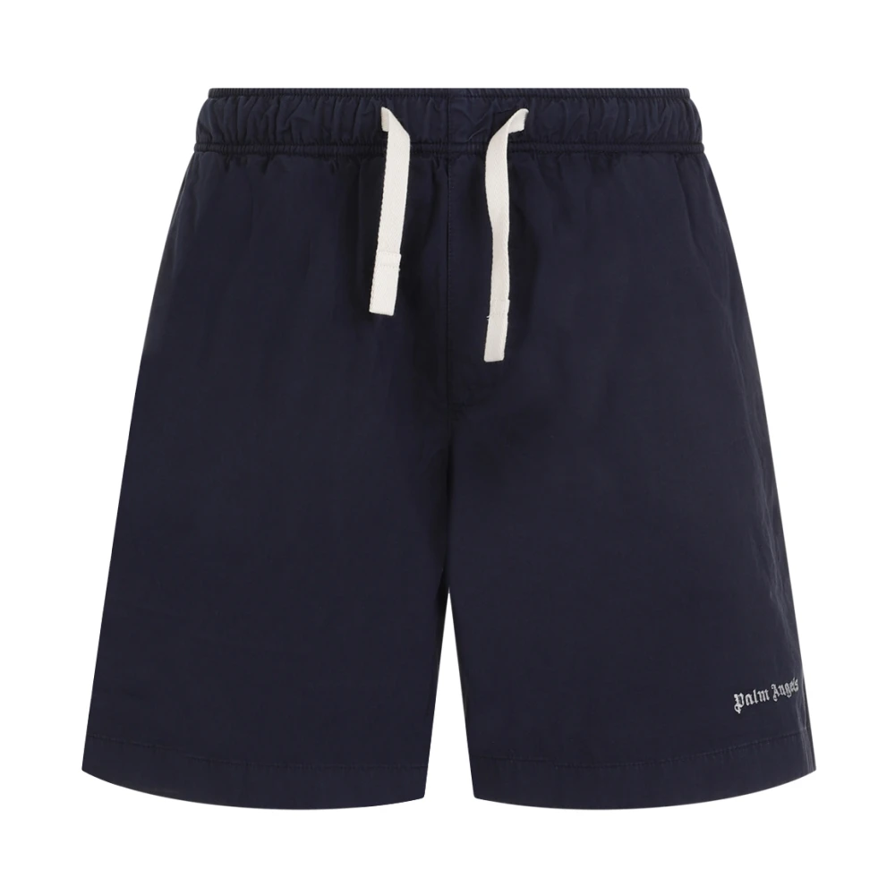 Palm Angels Casual Shorts Blue Heren