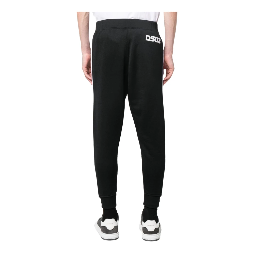 Dsquared2 Logo Trainingsbroek Black Heren