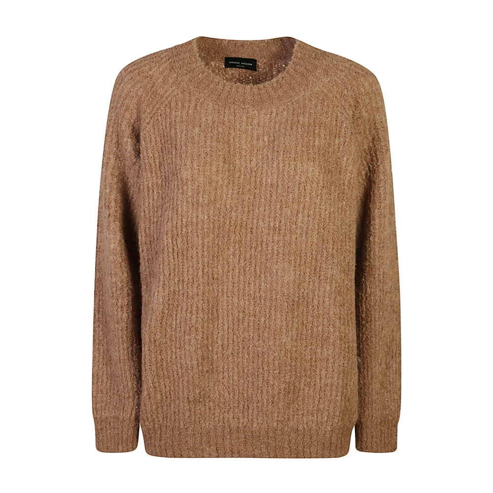 Roberto Collina Bruine Sweaters voor Mannen Brown Dames