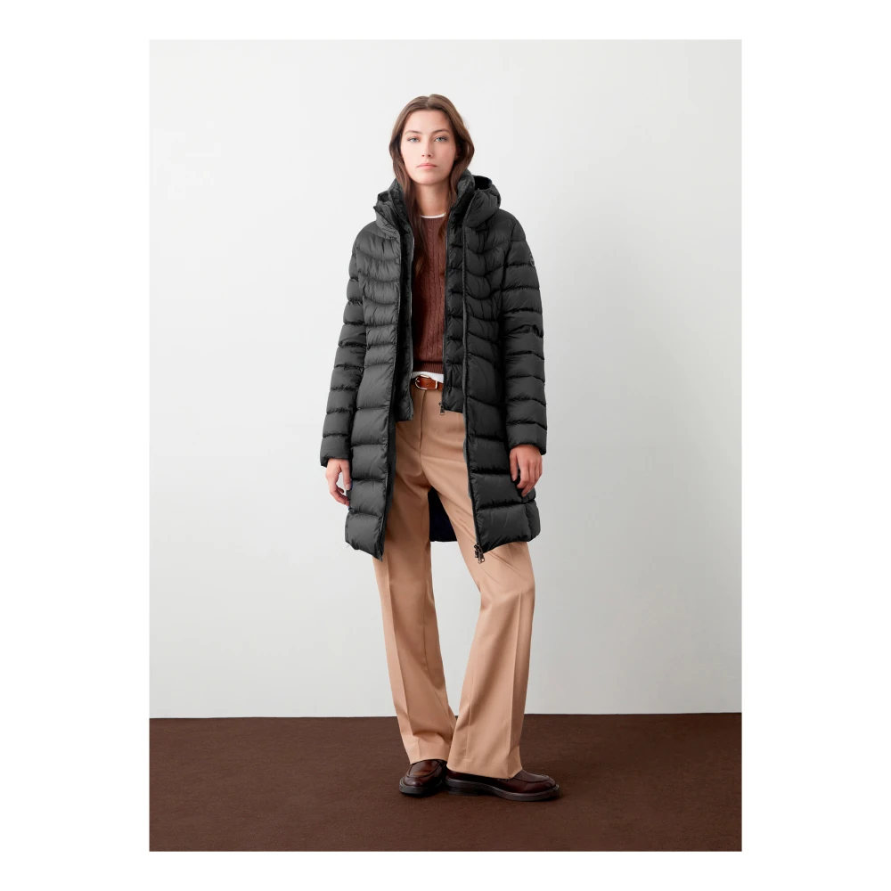 Colmar Zwarte Winterjas met Gevoerde Borst Black Dames
